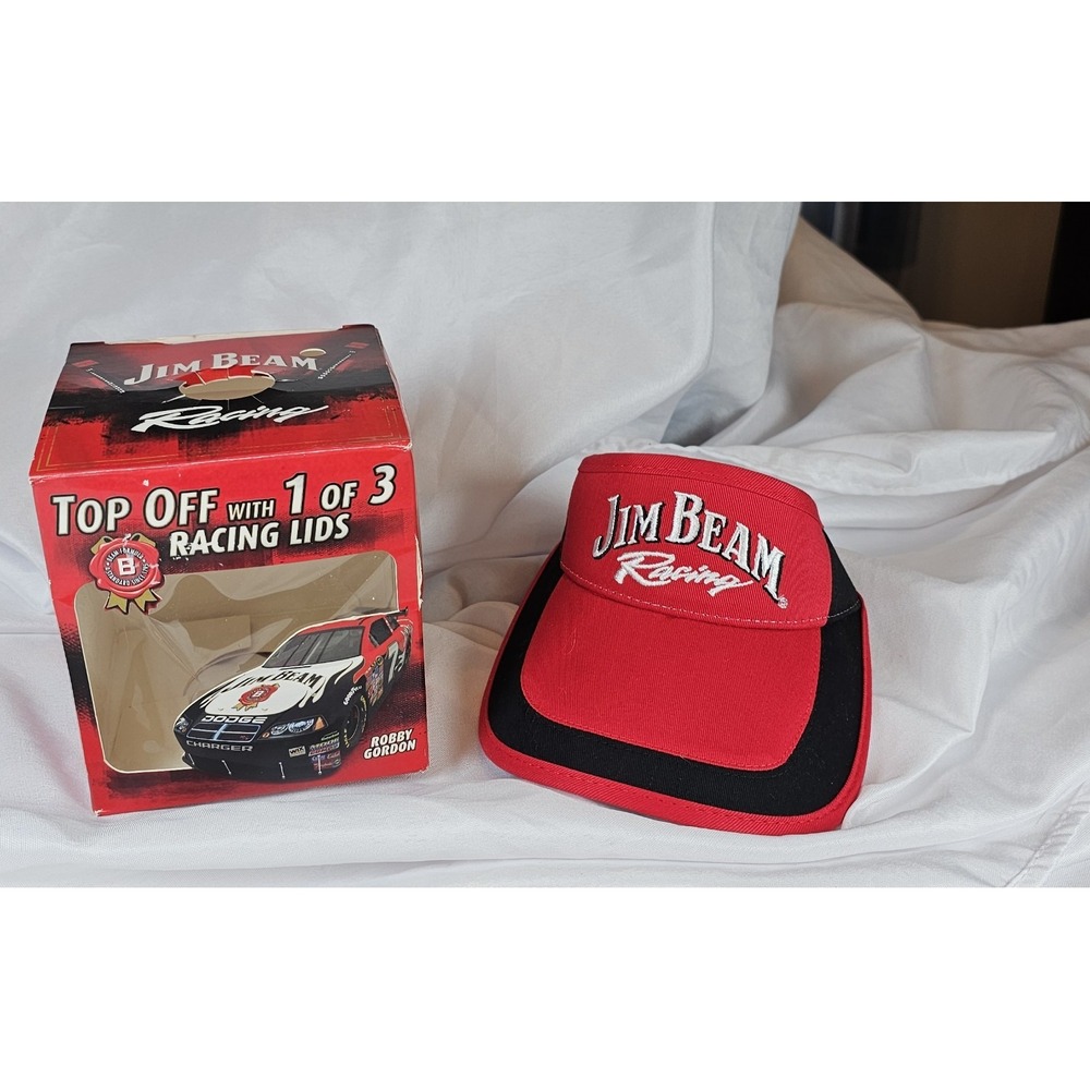 JIM BEAM RACING (Adjustable) Visor 2008- Robby Gordon - Picture 7 of 13